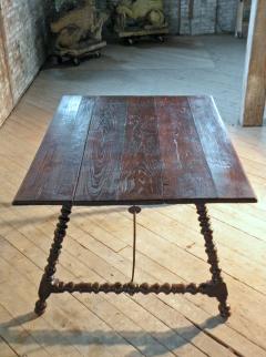 Rustic Spanish 18th Century Chestnut Dining or Center Table - 3348555