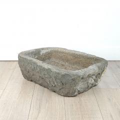 Rustic Stone Water Basin China or Japan 19th century - 3531083