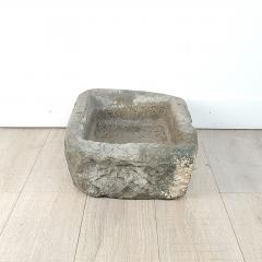 Rustic Stone Water Basin China or Japan 19th century - 3531084