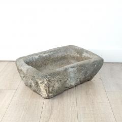 Rustic Stone Water Basin China or Japan 19th century - 3531085