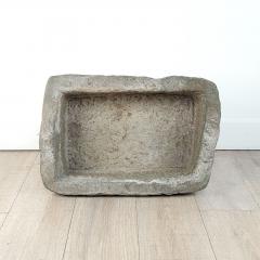 Rustic Stone Water Basin China or Japan 19th century - 3531090