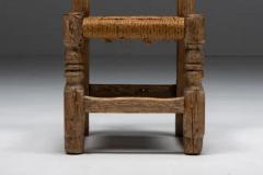 Rustic Straw Dining Chairs Spain 19th Century - 3432438