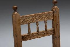 Rustic Straw Dining Chairs Spain 19th Century - 3432517