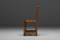 Rustic Straw Dining Chairs Spain 19th Century - 3432522
