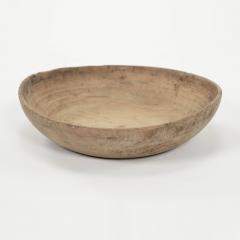 Rustic Swedish Turned Wooden Bowl - 3370103