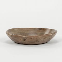 Rustic Swedish Turned Wooden Bowl in Waxed Finish - 3345521