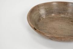 Rustic Swedish Turned Wooden Bowl in Waxed Finish - 3345524
