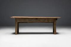 Rustic Travail Populaire Dining Table France Early 19th Century - 3491726