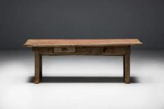 Rustic Travail Populaire Dining Table France Early 19th Century - 3491733