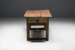 Rustic Travail Populaire Dining Table France Early 19th Century - 3491889