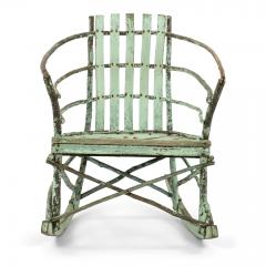 Rustic Twig and Bentwood Rocking Chair - 2382729