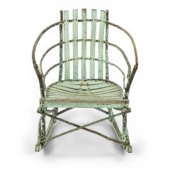 Rustic Twig and Bentwood Rocking Chair - 2382730