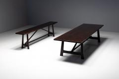 Rustic Vernacular Dining Table France Early 20th Century - 4529908