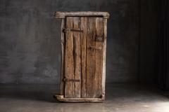 Rustic Vernacular Door with Frame Hautes Alpes France 19th Century - 4810323