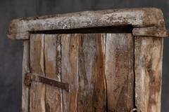 Rustic Vernacular Door with Frame Hautes Alpes France 19th Century - 4810326