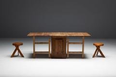 Rustic Vernacular Drop Leaf Worktable France 19th Century - 4289785
