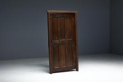 Rustic Vernacular Hand Carved Oak Door France Early 19th Century - 4706775