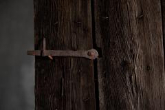 Rustic Vernacular Pine Door Hautes Alpes France 19th Century - 4758691