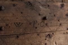 Rustic Vernacular Pine Door Hautes Alpes France 19th Century - 4790816