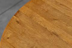 Rustic Vernacular Round Oak Coffee Table Europe Mid 20th Century - 4790800