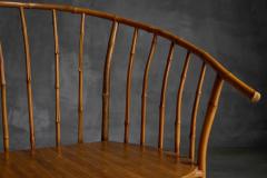 Rustic Wabi Sabi Bamboo Armchairs France 1970s - 4342200
