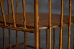 Rustic Wabi Sabi Bamboo Armchairs France 1970s - 4342201