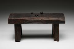 Rustic Wabi Sabi Brown Bench 1920s - 2478884