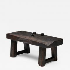 Rustic Wabi Sabi Brown Bench 1920s - 2482660