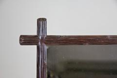 Rustic Wooden Black Forest Wall Mirror Austria circa 1900 - 3525002