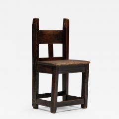 Rustic Wooden Child Chair 19 20th Century - 2700696
