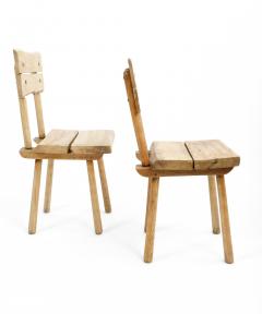 Rustic Wooden Dining Chair Four Available  - 1337318