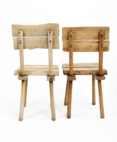 Rustic Wooden Dining Chair Four Available  - 1337323