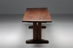 Rustic Wooden Dining Table 1940s - 2542504