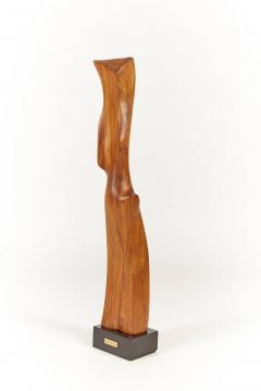 Ruth E Levine 1970s Abstract Wooden Sculpture by Ruth Levine - 59898