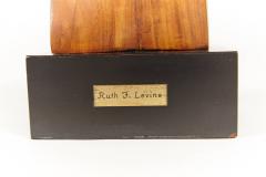 Ruth E Levine 1970s Abstract Wooden Sculpture by Ruth Levine - 59902