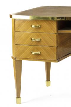 Rynck Maurice Maurice Rynck refined neo classical desk with gold bronze hardware - 948576