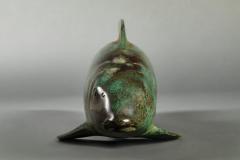 Ryohei Saku Japanese Bronze Carp - 3784732