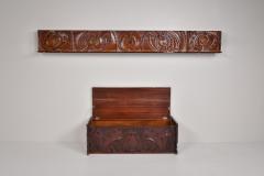 S Pinna Wooden Wall Piece Italian Mid Century 1950s - 2098559