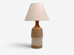 S holm Stent j Large Table Lamp Beige Stoneware Denmark 1960s - 4802378