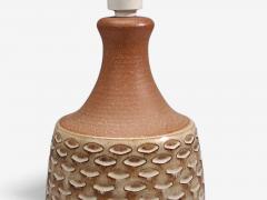 S holm Stent j Large Table Lamp Beige Stoneware Denmark 1960s - 4802382