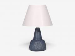 S holm Stent j Table Lamp Light Blue Stoneware Denmark 1960s - 4794246