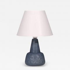S holm Stent j Table Lamp Light Blue Stoneware Denmark 1960s - 4796124