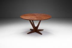 S ren Georg Jensen Round Teak Coffee Table by S ren Georg Jensen Denmark 1960s - 3641423