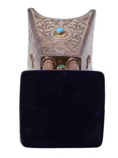 SAUDI ARABIAN SILVER AND GOLD INCENSE BURNER - 857206