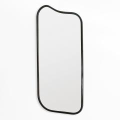 SCANDINAVIAN MODERN PATINATED ASYMMETRICAL METAL MIRROR  - 2683064