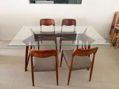 SCULPTURAL ITALIAN MID CENTURY DINING TABLE - 4639035