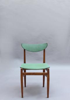 SET OF 4 FINE FRENCH 1950S ELM CHAIRS - 977198