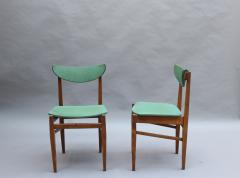 SET OF 4 FINE FRENCH 1950S ELM CHAIRS - 977201