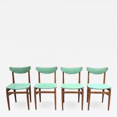 SET OF 4 FINE FRENCH 1950S ELM CHAIRS - 977457