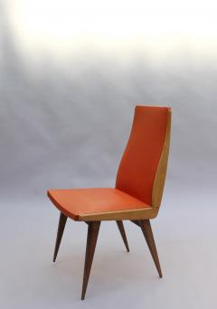 SET OF 6 FRENCH 1950S BEECH CHAIRS - 977221